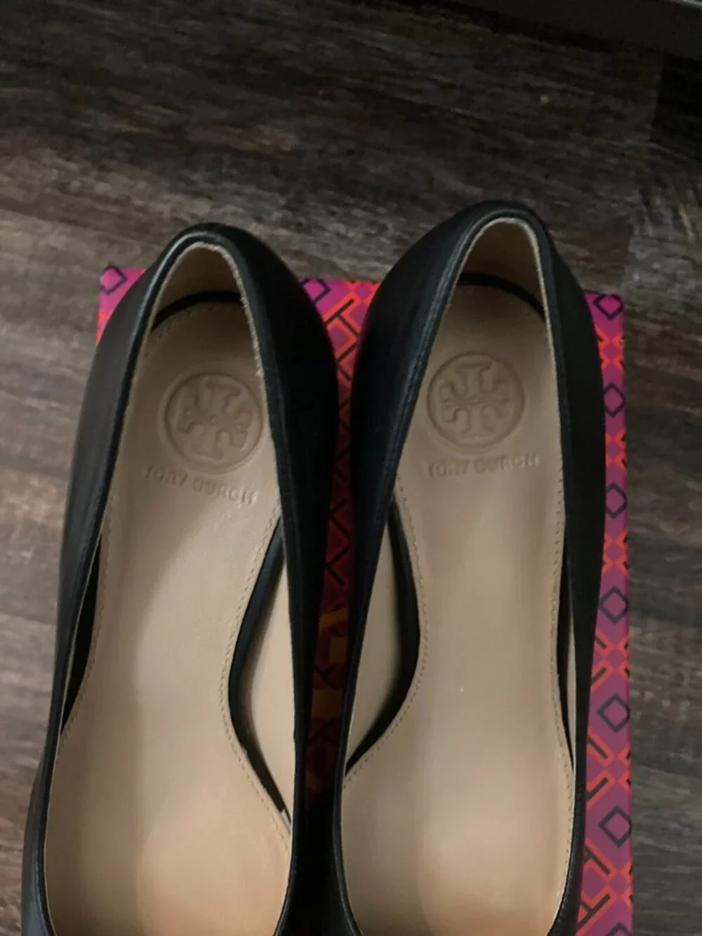 TORY BURCH' Janey ' 50mm Calf Leather Pumps